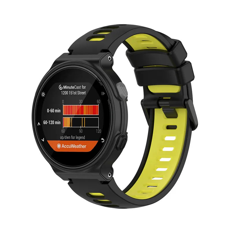 Rubber Strap For Garmin Forerunner 735XT 735 220 230 235 620 630 Smart Watch Wristband Replace Sport Bracelet Approach S20 S5 S6