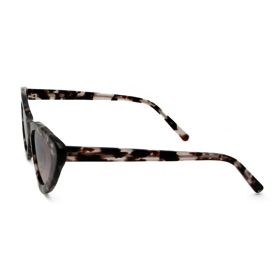 Acetate Cat Eye Sunglasses Women Leopard Brand Designer Cateye Glasses Female Flat Oversized UV400 Shades Trendy Oculos Femino