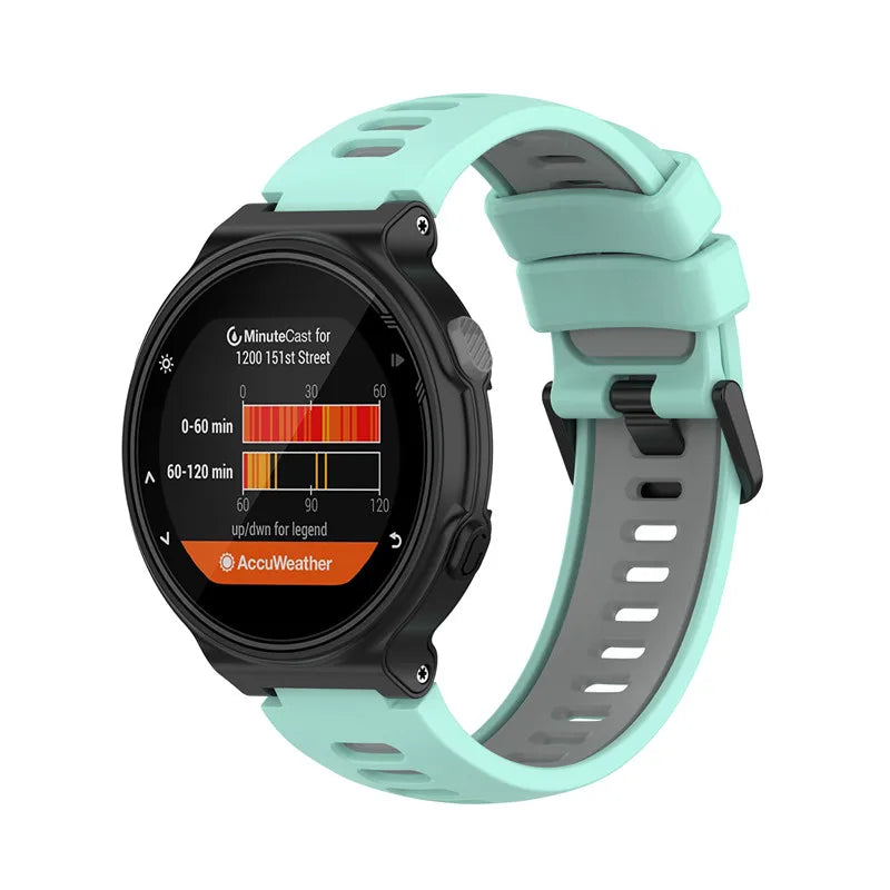 Rubber Strap For Garmin Forerunner 735XT 735 220 230 235 620 630 Smart Watch Wristband Replace Sport Bracelet Approach S20 S5 S6