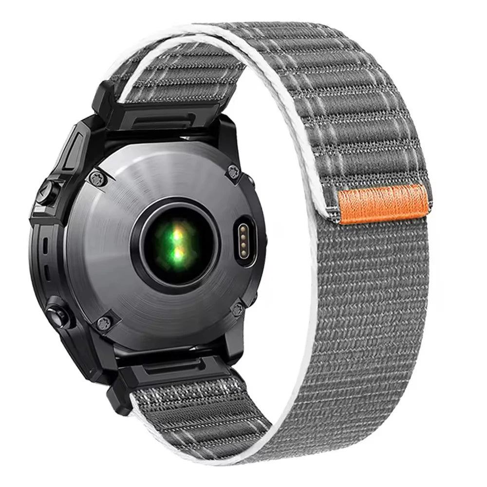 22 26mm QuickFit Nylon Sports Strap For Garmin Quatix 8/Enduro 3/Epix Gen2/Instinct 3/Fenix8 Pro E 5 6 7 7X Breathable Watchband