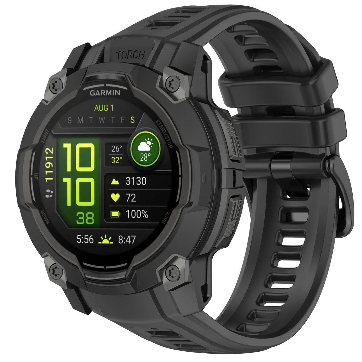 Official Soft Silicone Strap For Garmin Instinct 3 Amoled 50mm 45mm Bracelet Replace Wristband Garmin Instinct 3 Solar 45mm 50mm