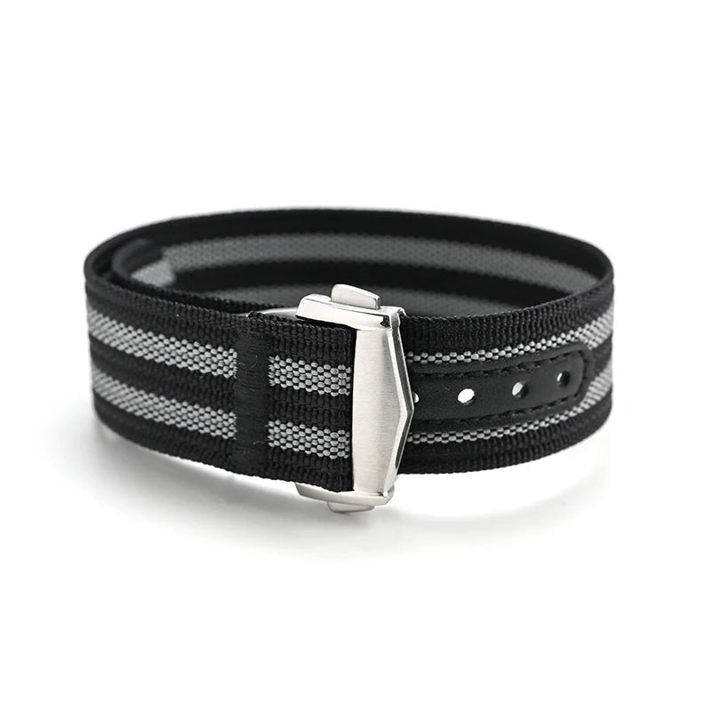 20MM UNIVERSAL SINGLE PASS NYLON STRAP FOR OMEGA MOONSWATCH PLANETS - SOFT COMFORTABLE NO SCRATCH UPGRADE BAND