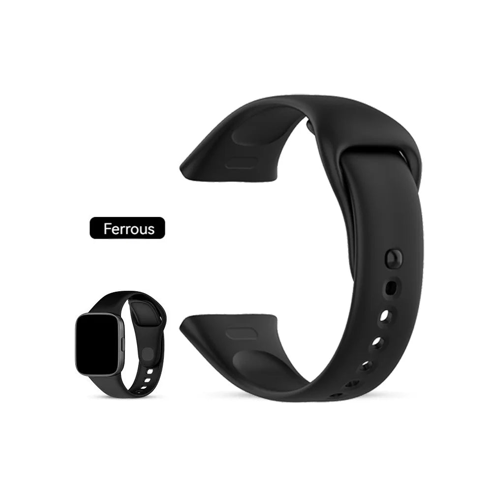 WatchBand Strap For Redmi Watch 3 Original SmartWatch Band Silicone WristBand Bracelet For Xiaomi Redmi3 Accessories Belt Correa