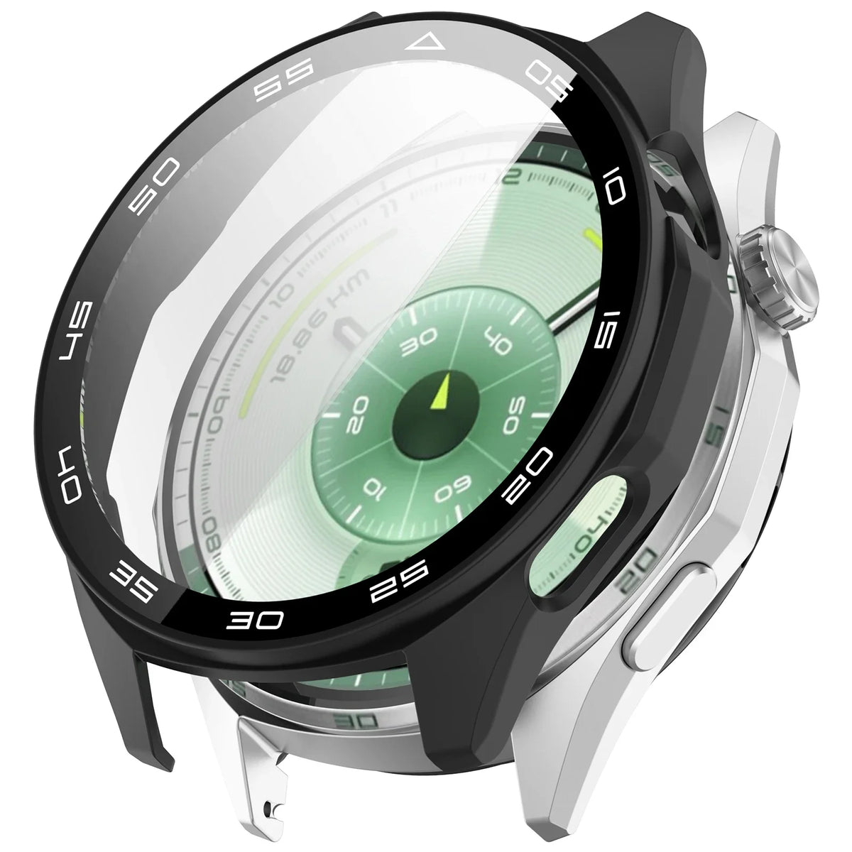 PC + Tempered Glass Case For Huawei Watch GT6 46mm Full Cover Screen Protector Bumper for Huawei Watch GT6 46mm Cover Protector