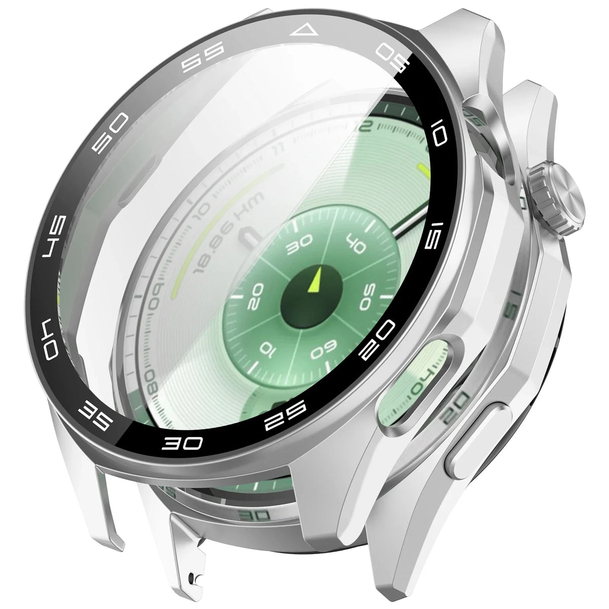 PC + Tempered Glass Case For Huawei Watch GT6 46mm Full Cover Screen Protector Bumper for Huawei Watch GT6 46mm Cover Protector