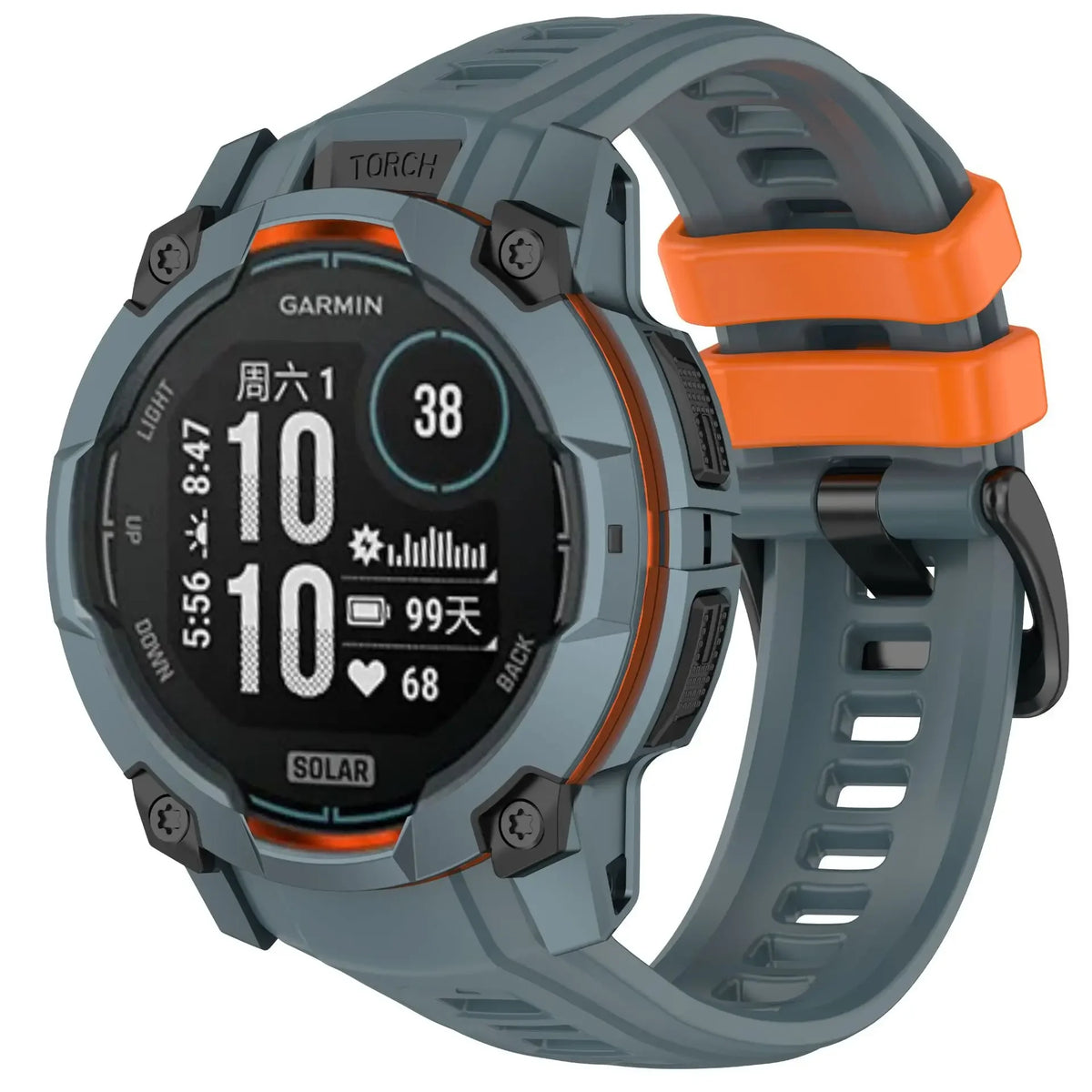Official Soft Silicone Strap For Garmin Instinct 3 Amoled 50mm 45mm Bracelet Replace Wristband Garmin Instinct 3 Solar 45mm 50mm
