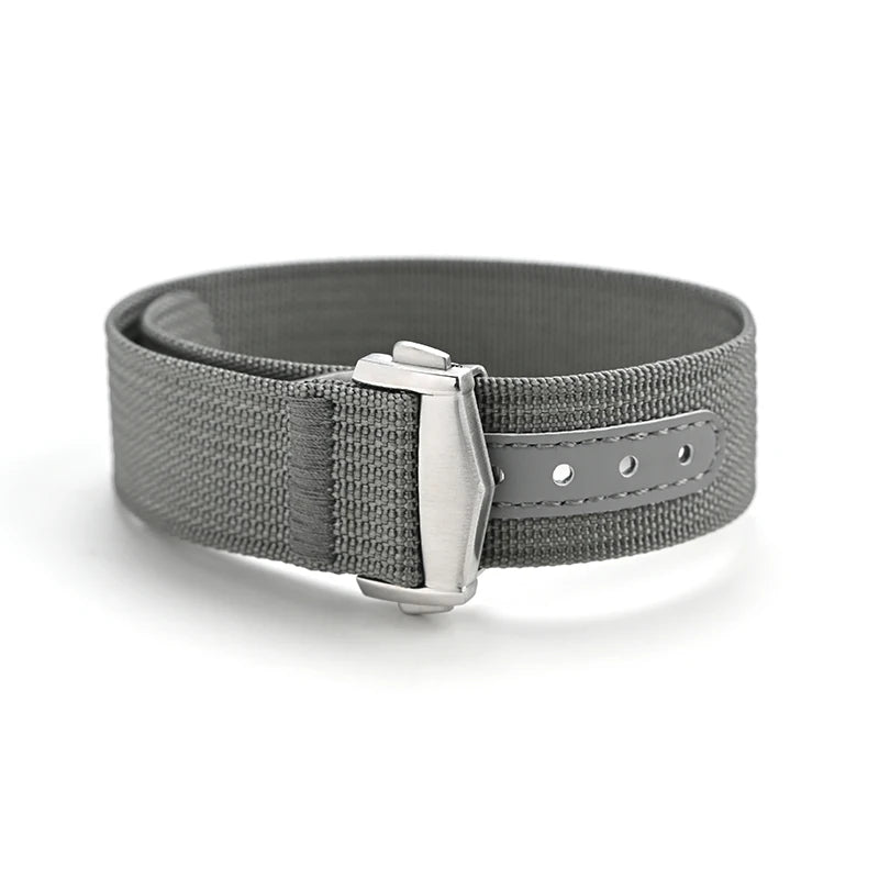 20MM UNIVERSAL SINGLE PASS NYLON STRAP FOR OMEGA MOONSWATCH PLANETS - SOFT COMFORTABLE NO SCRATCH UPGRADE BAND