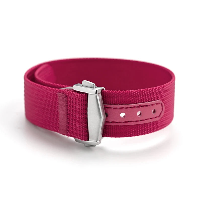 20MM UNIVERSAL SINGLE PASS NYLON STRAP FOR OMEGA MOONSWATCH PLANETS - SOFT COMFORTABLE NO SCRATCH UPGRADE BAND
