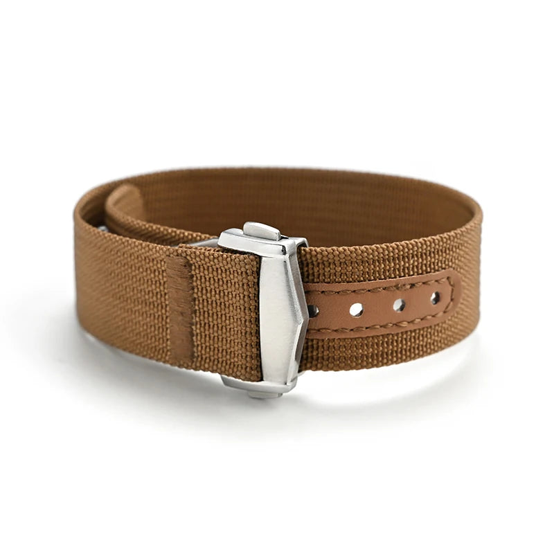 20MM UNIVERSAL SINGLE PASS NYLON STRAP FOR OMEGA MOONSWATCH PLANETS - SOFT COMFORTABLE NO SCRATCH UPGRADE BAND