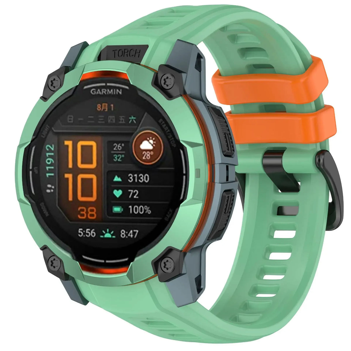 Official Soft Silicone Strap For Garmin Instinct 3 Amoled 50mm 45mm Bracelet Replace Wristband Garmin Instinct 3 Solar 45mm 50mm