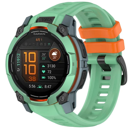 Official Soft Silicone Strap For Garmin Instinct 3 Amoled 50mm 45mm Bracelet Replace Wristband Garmin Instinct 3 Solar 45mm 50mm