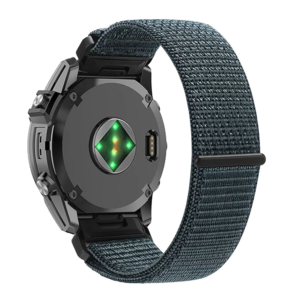 22 26mm QuickFit Nylon Sports Strap For Garmin Quatix 8/Enduro 3/Epix Gen2/Instinct 3/Fenix8 Pro E 5 6 7 7X Breathable Watchband