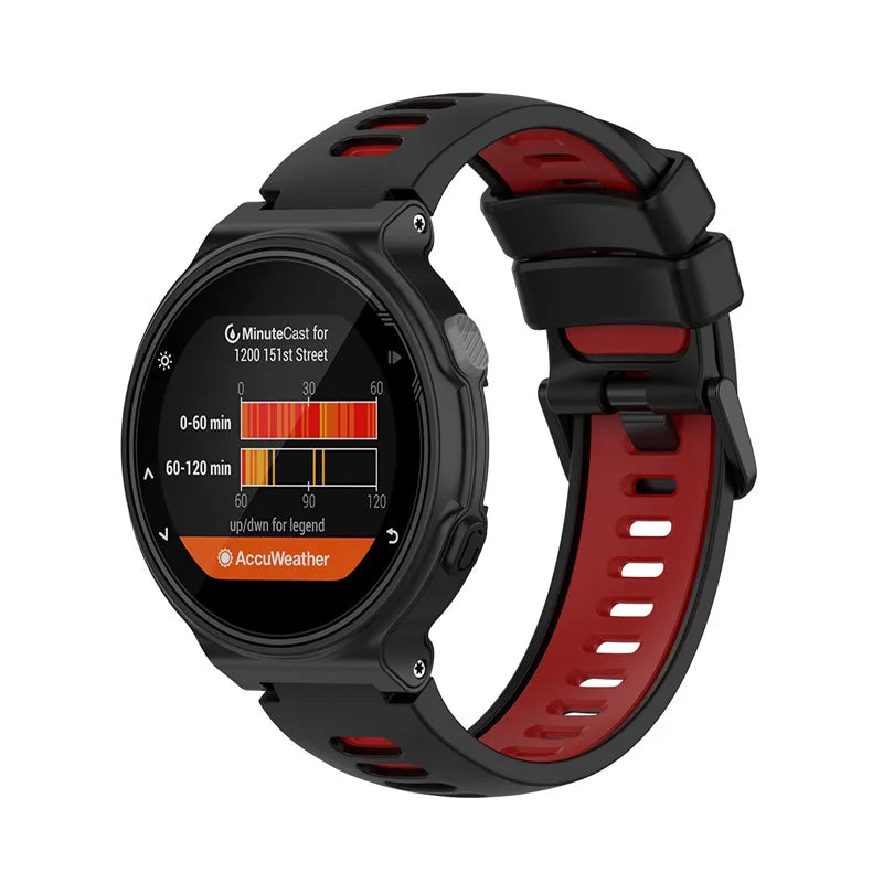 Rubber Strap For Garmin Forerunner 735XT 735 220 230 235 620 630 Smart Watch Wristband Replace Sport Bracelet Approach S20 S5 S6
