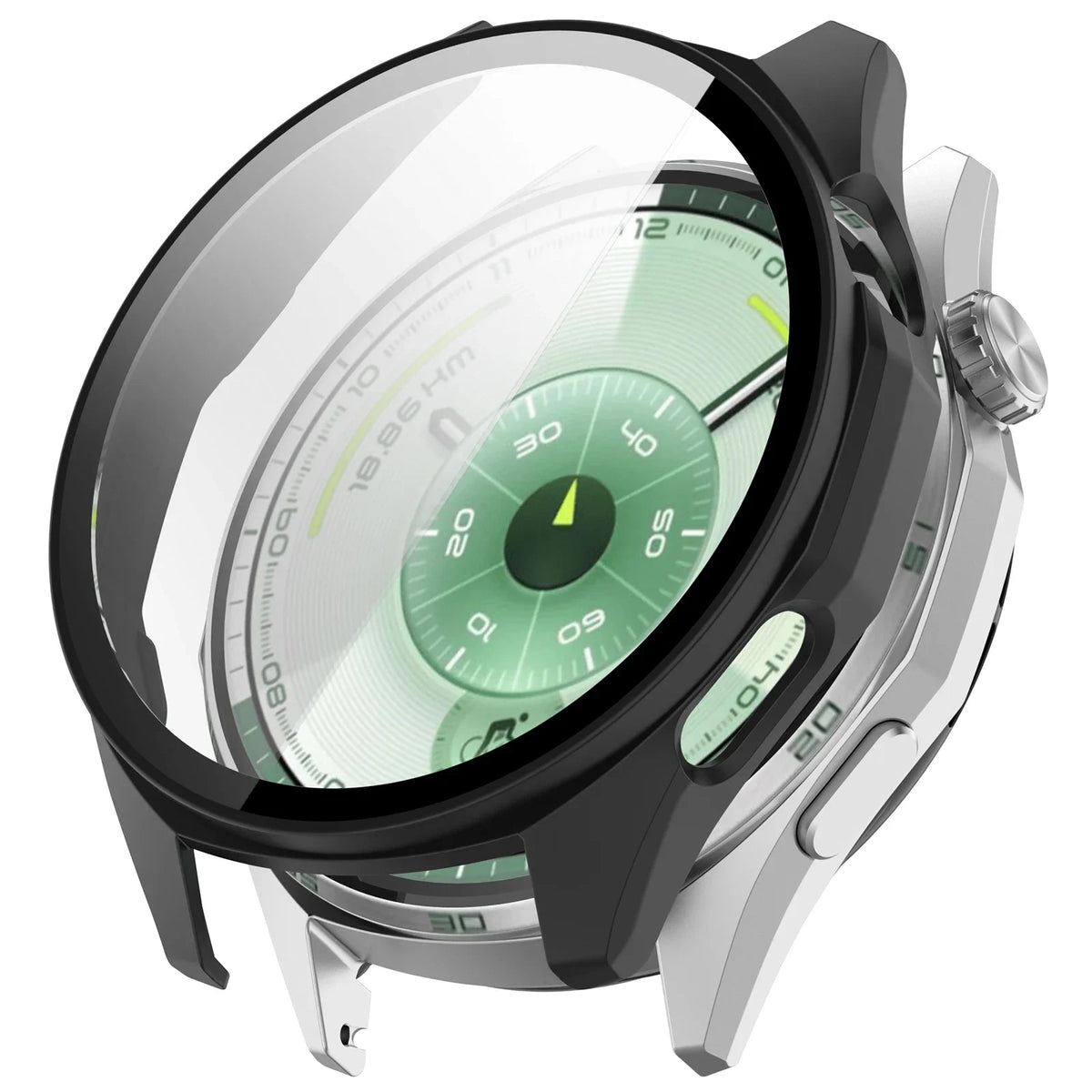 PC + Tempered Glass Case For Huawei Watch GT6 46mm Full Cover Screen Protector Bumper for Huawei Watch GT6 46mm Cover Protector