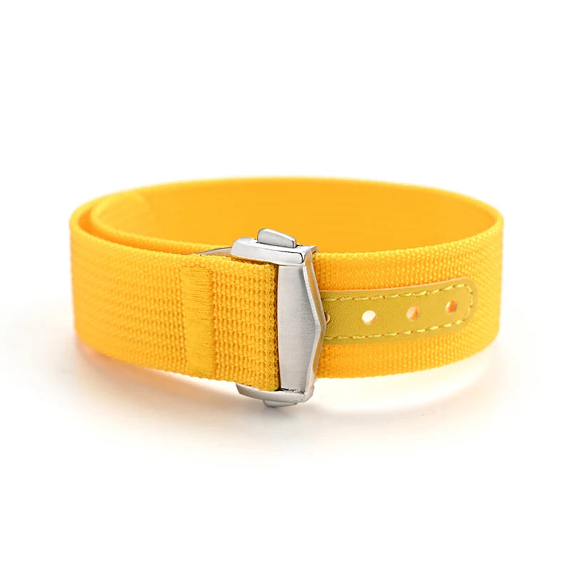 20MM UNIVERSAL SINGLE PASS NYLON STRAP FOR OMEGA MOONSWATCH PLANETS - SOFT COMFORTABLE NO SCRATCH UPGRADE BAND