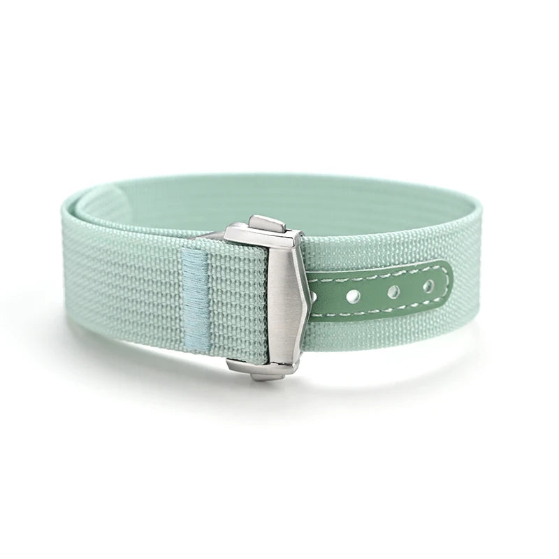 20MM UNIVERSAL SINGLE PASS NYLON STRAP FOR OMEGA MOONSWATCH PLANETS - SOFT COMFORTABLE NO SCRATCH UPGRADE BAND