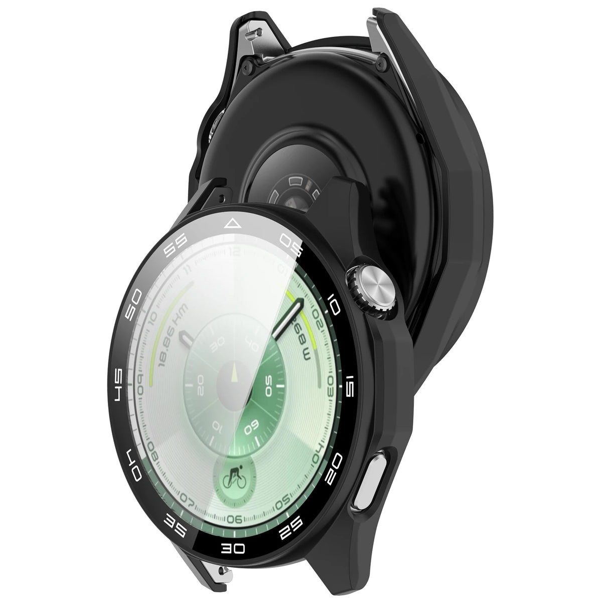 PC + Tempered Glass Case For Huawei Watch GT6 46mm Full Cover Screen Protector Bumper for Huawei Watch GT6 46mm Cover Protector