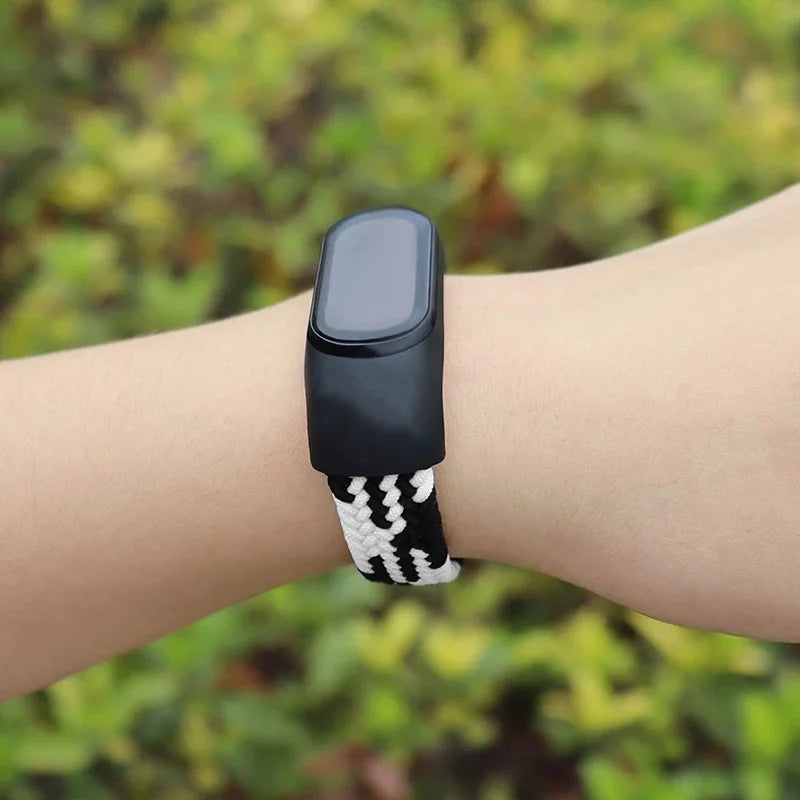 Bracelet for Xiaomi Mi band 6 7 Strap Nylon Braided SOLO LOOP pulseira bracelet Miband5 Wristband belt Mi band 5 4 3 6 correa