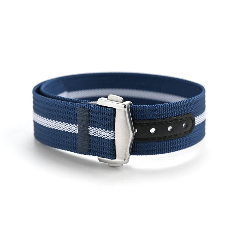20MM UNIVERSAL SINGLE PASS NYLON STRAP FOR OMEGA MOONSWATCH PLANETS - SOFT COMFORTABLE NO SCRATCH UPGRADE BAND