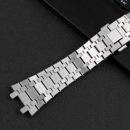 Браслет 26 мм из нержавеющей стали 316L для часов AP 15400 Audemars Piguet Royal Oak GA2100 2110, мужской ремешок для часов