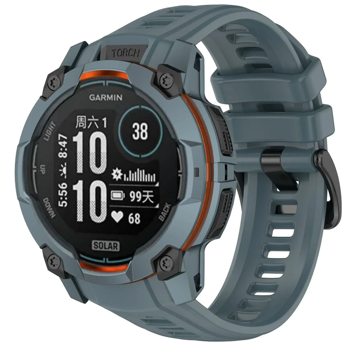 Official Soft Silicone Strap For Garmin Instinct 3 Amoled 50mm 45mm Bracelet Replace Wristband Garmin Instinct 3 Solar 45mm 50mm