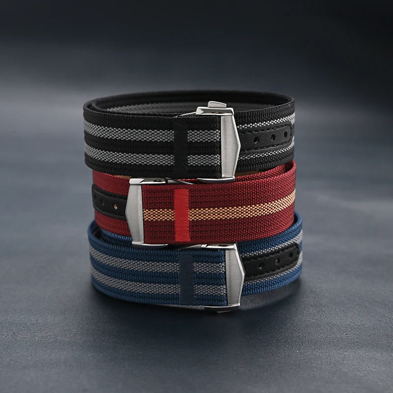 20MM UNIVERSAL SINGLE PASS NYLON STRAP FOR OMEGA MOONSWATCH PLANETS - SOFT COMFORTABLE NO SCRATCH UPGRADE BAND