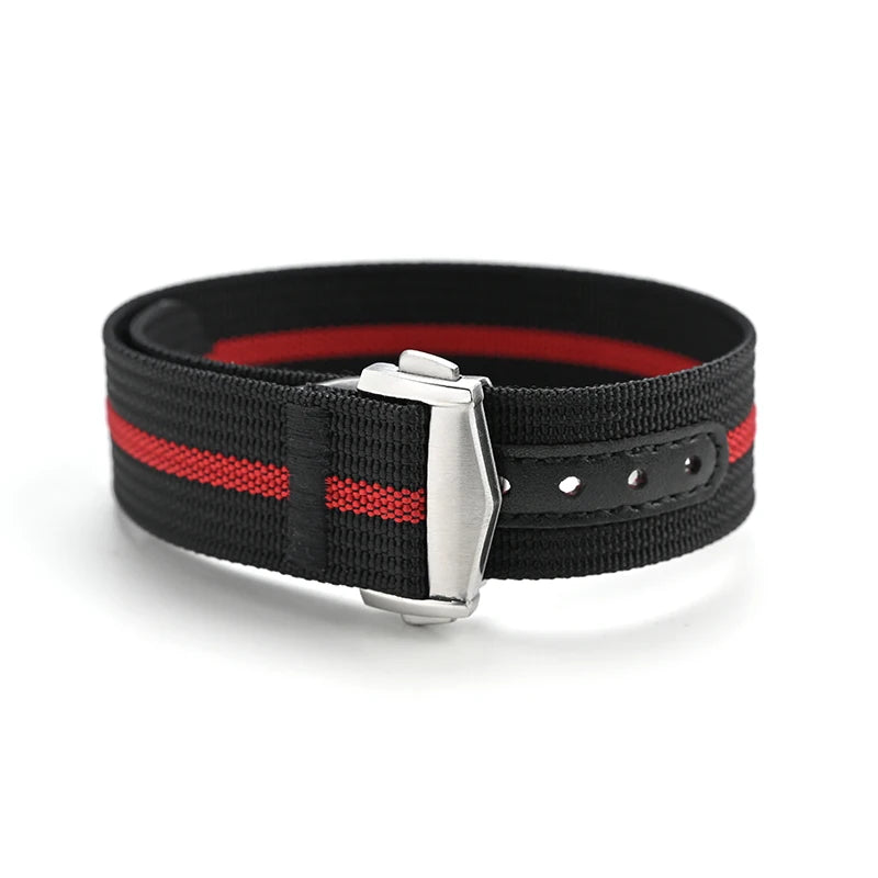 20MM UNIVERSAL SINGLE PASS NYLON STRAP FOR OMEGA MOONSWATCH PLANETS - SOFT COMFORTABLE NO SCRATCH UPGRADE BAND