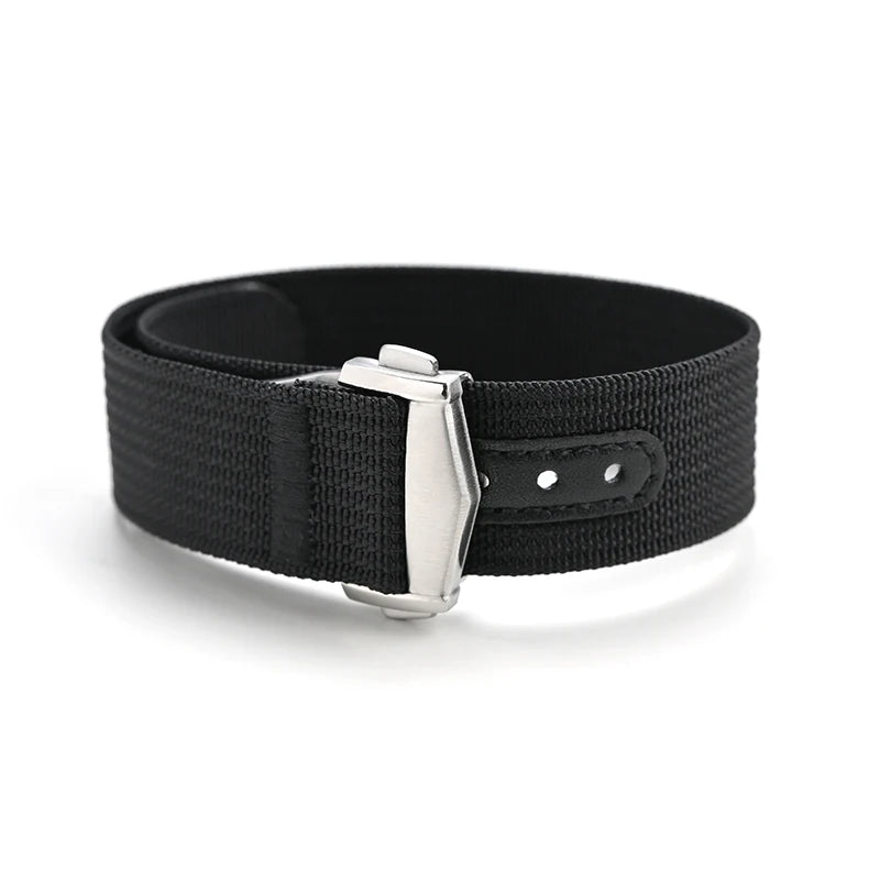 20MM UNIVERSAL SINGLE PASS NYLON STRAP FOR OMEGA MOONSWATCH PLANETS - SOFT COMFORTABLE NO SCRATCH UPGRADE BAND