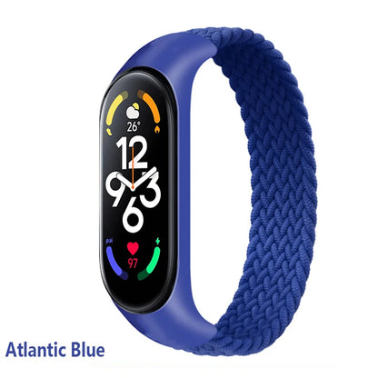 Bracelet for Xiaomi Mi band 6 7 Strap Nylon Braided SOLO LOOP pulseira bracelet Miband5 Wristband belt Mi band 5 4 3 6 correa