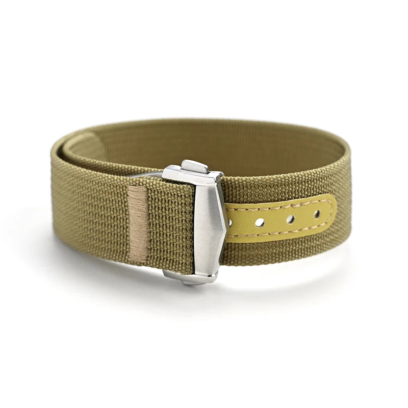 20MM UNIVERSAL SINGLE PASS NYLON STRAP FOR OMEGA MOONSWATCH PLANETS - SOFT COMFORTABLE NO SCRATCH UPGRADE BAND