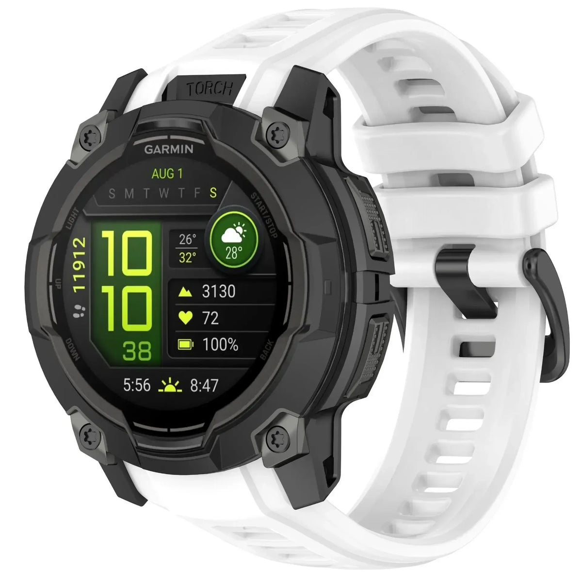Official Soft Silicone Strap For Garmin Instinct 3 Amoled 50mm 45mm Bracelet Replace Wristband Garmin Instinct 3 Solar 45mm 50mm