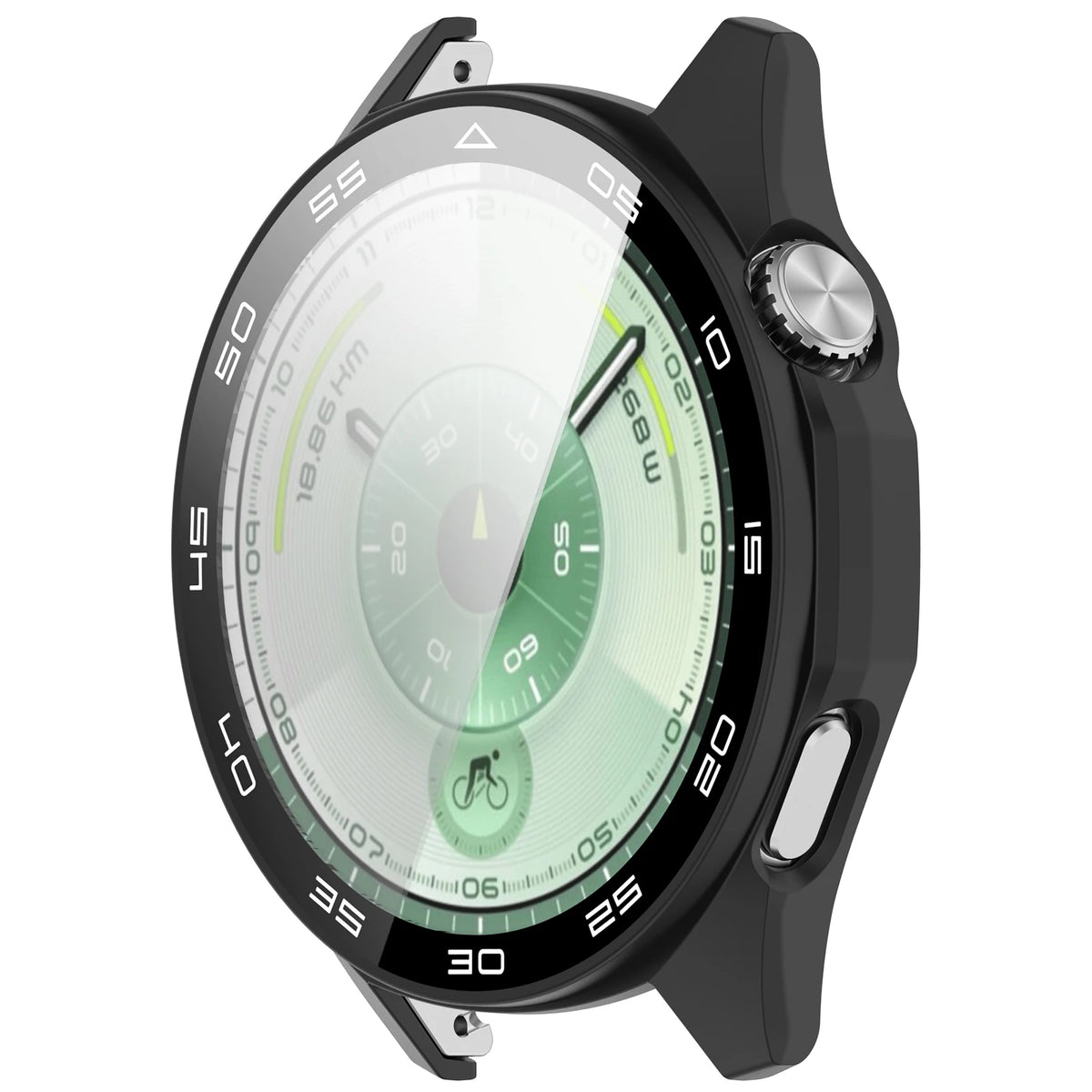PC + Tempered Glass Case For Huawei Watch GT6 46mm Full Cover Screen Protector Bumper for Huawei Watch GT6 46mm Cover Protector