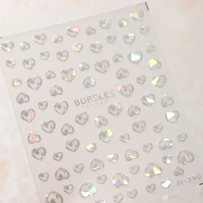 Shiny Gold Shell Starfish Conch Whale Sea Star Scallop Coral 5D Bowknot Adhesive Nail Art Sticker Summer Beach Manicure Decal