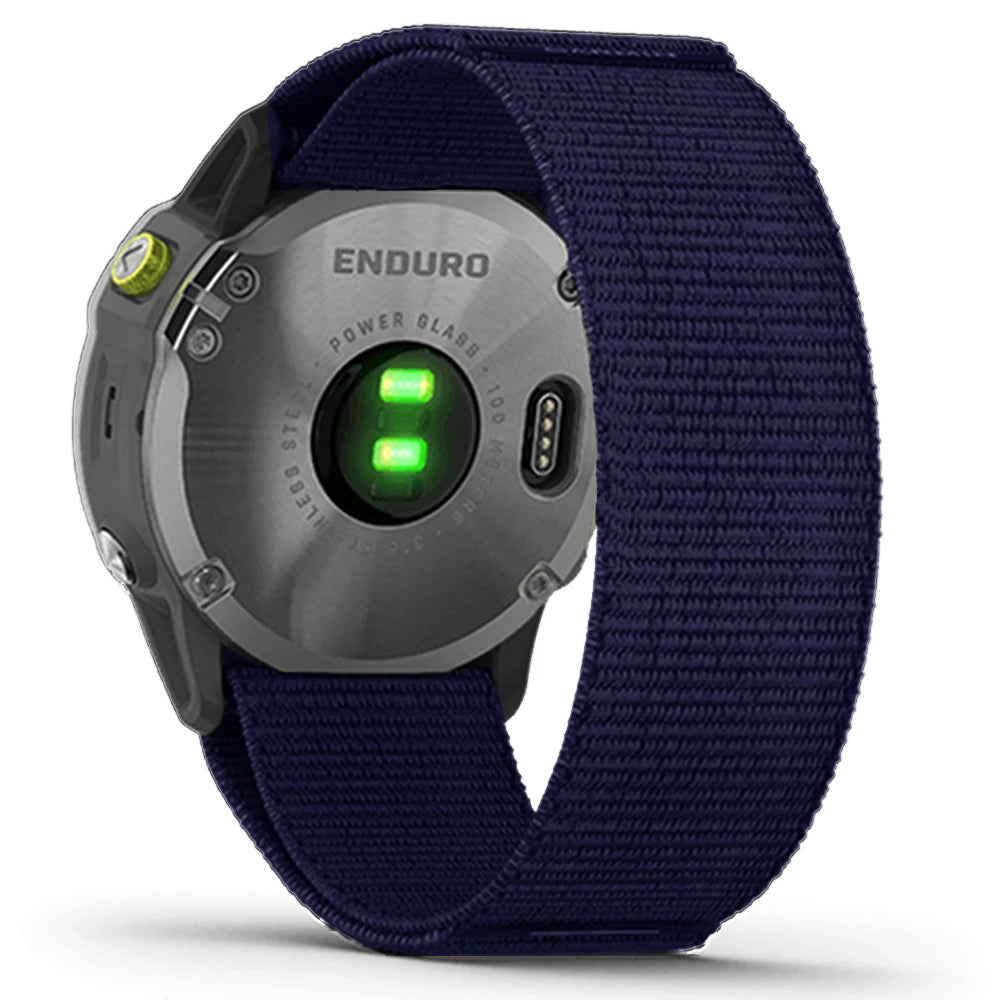 22 26mm QuickFit Nylon Sports Strap For Garmin Quatix 8/Enduro 3/Epix Gen2/Instinct 3/Fenix8 Pro E 5 6 7 7X Breathable Watchband