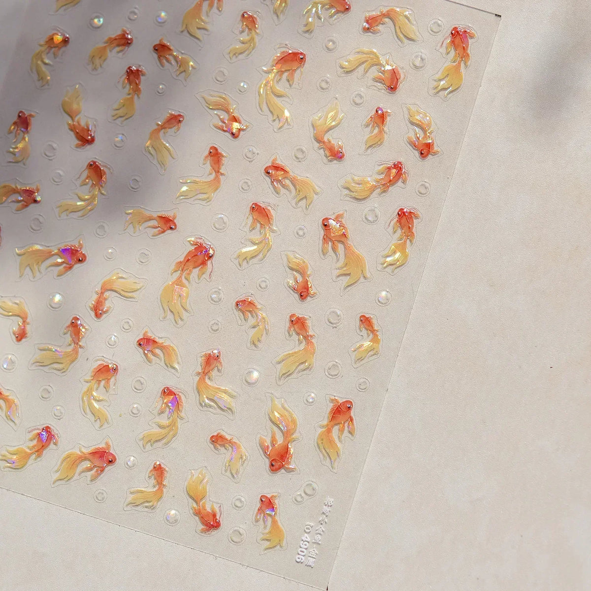 Shiny Gold Shell Starfish Conch Whale Sea Star Scallop Coral 5D Bowknot Adhesive Nail Art Sticker Summer Beach Manicure Decal