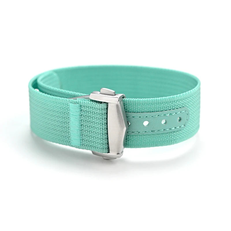 20MM UNIVERSAL SINGLE PASS NYLON STRAP FOR OMEGA MOONSWATCH PLANETS - SOFT COMFORTABLE NO SCRATCH UPGRADE BAND