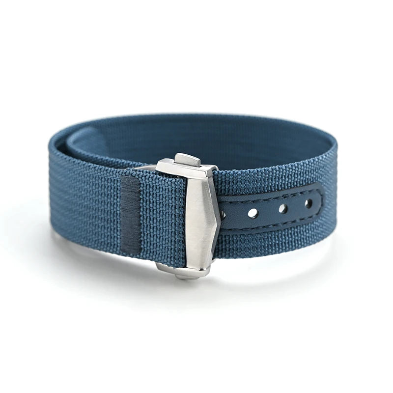 20MM UNIVERSAL SINGLE PASS NYLON STRAP FOR OMEGA MOONSWATCH PLANETS - SOFT COMFORTABLE NO SCRATCH UPGRADE BAND