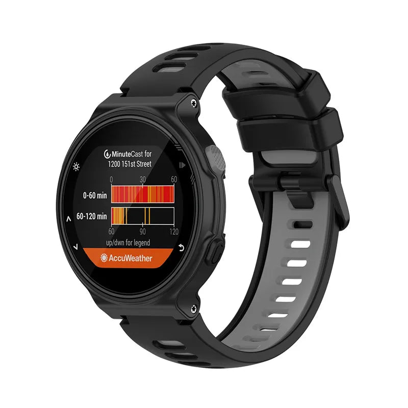 Rubber Strap For Garmin Forerunner 735XT 735 220 230 235 620 630 Smart Watch Wristband Replace Sport Bracelet Approach S20 S5 S6