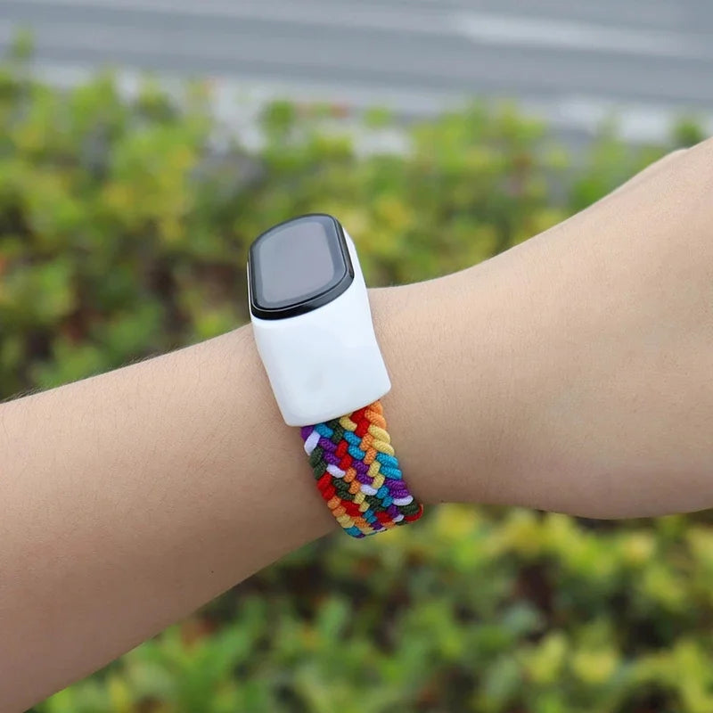 Bracelet for Xiaomi Mi band 6 7 Strap Nylon Braided SOLO LOOP pulseira bracelet Miband5 Wristband belt Mi band 5 4 3 6 correa